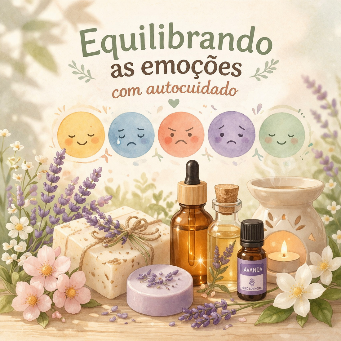Equilibrando as emoções com o autocuidado.
