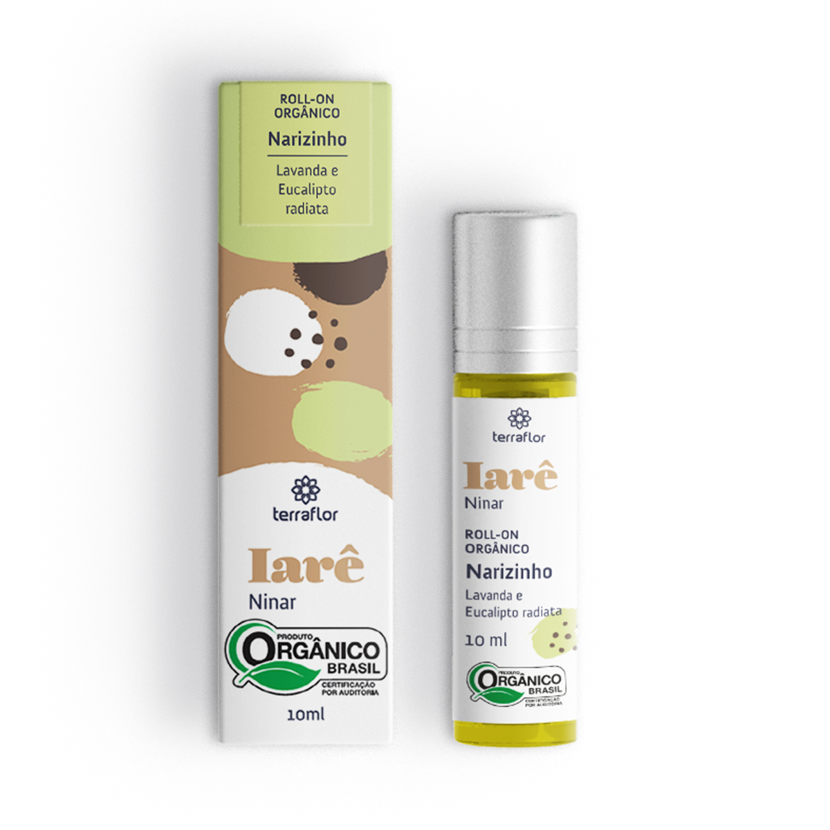Roll on Narizinho Orgânico Terra Flor 10ml - Iarê Ninar