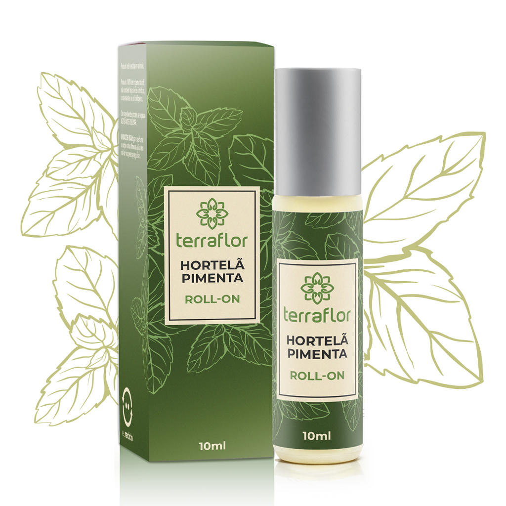 Roll on Hortelã Pimenta Terra Flor 10ml